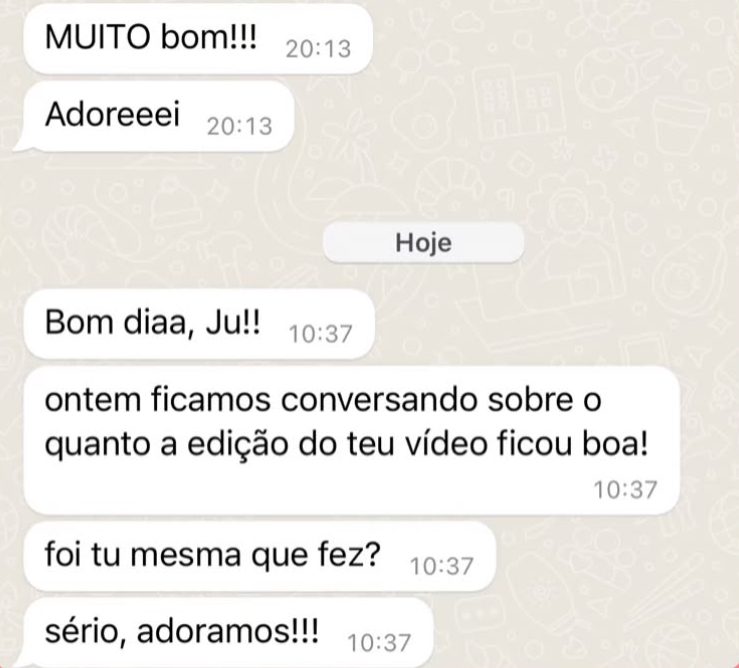 WhatsApp MUITO bom adorei