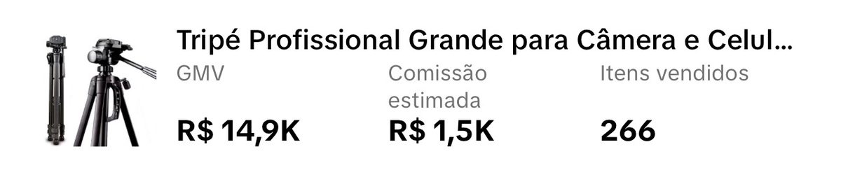 Tripé R$ 14,9K